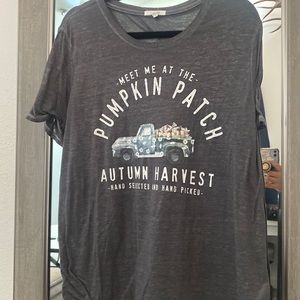 Soft see through gray shirt